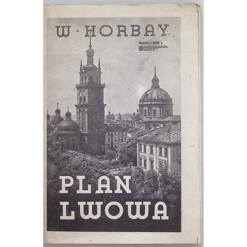 Plan Lwowa -- W.Horbay reprint