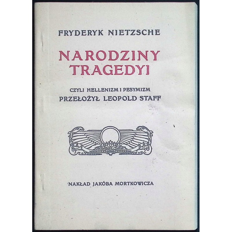 Narodziny tragedyi Nietzsche