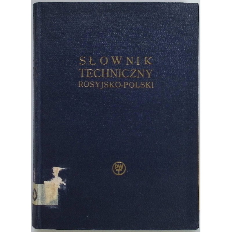Słownik techniczny rosyjsko-polski Wacław Skibicki