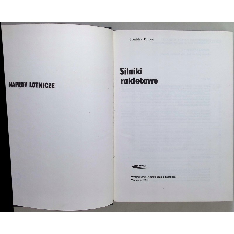Silniki rakietowe Stanisław Torecki