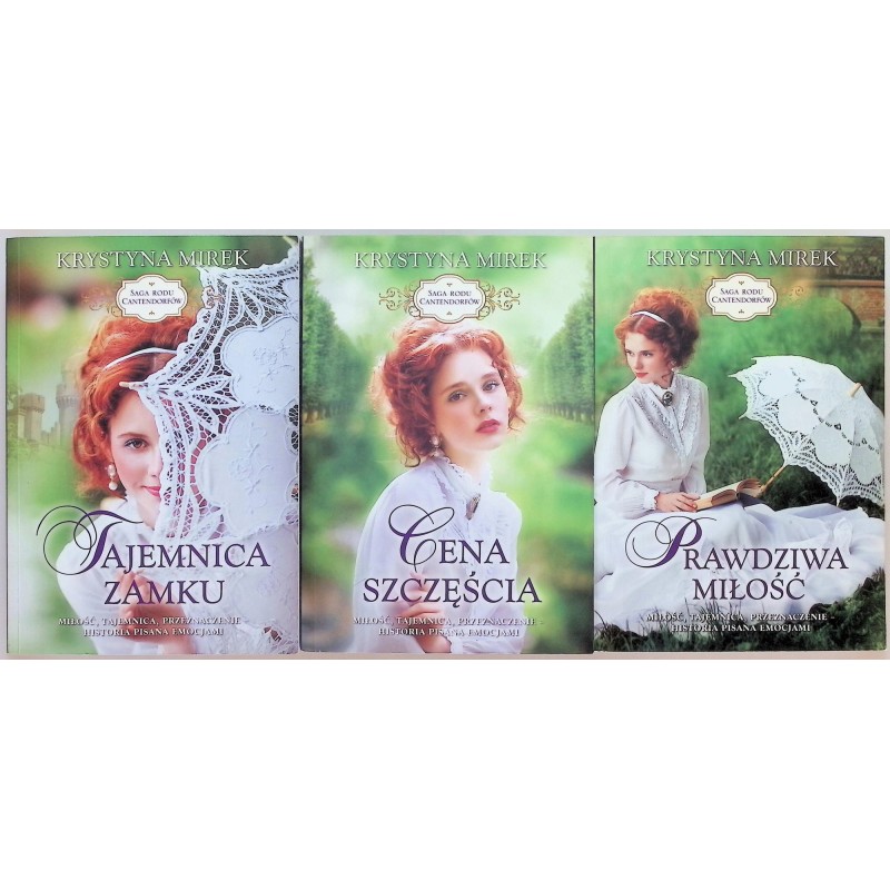 Saga rodu Cantendorfów zestaw 3 książek