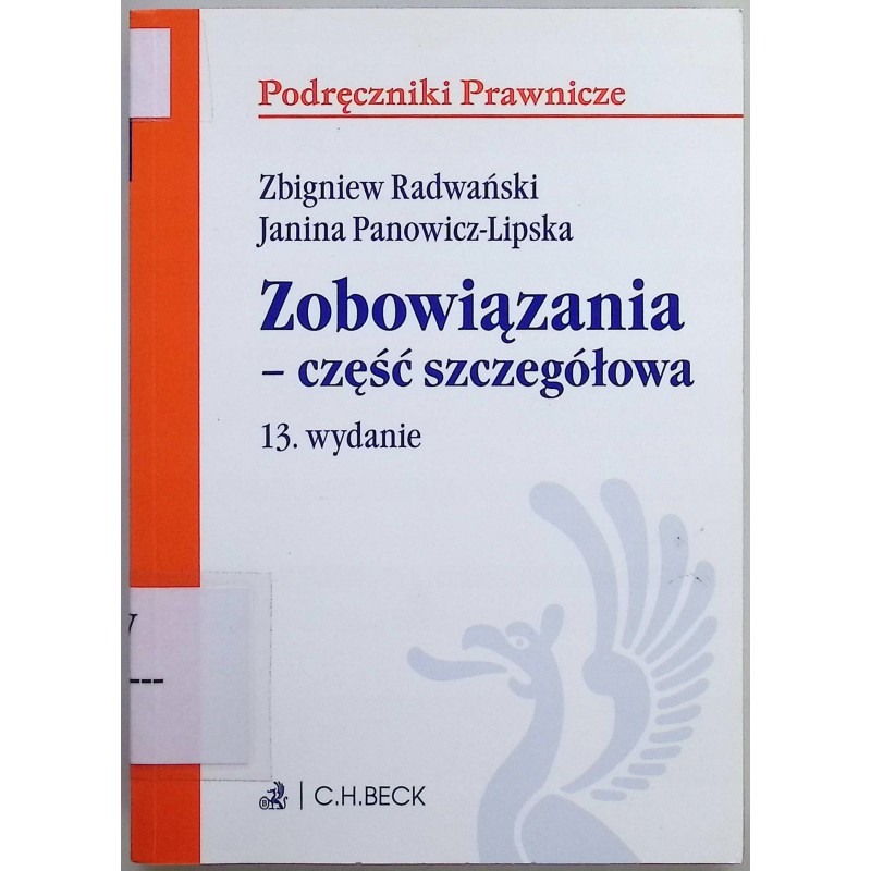 Zobowiązania część szczegółowa