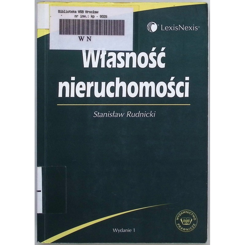 Własność nieruchomości Stanisław Rudnicki