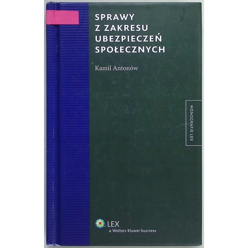 Sprawy z zakresu ubezpieczeń społecznych