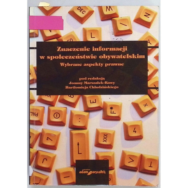 Znaczenie informacji w społeczeństwie obywatelskim