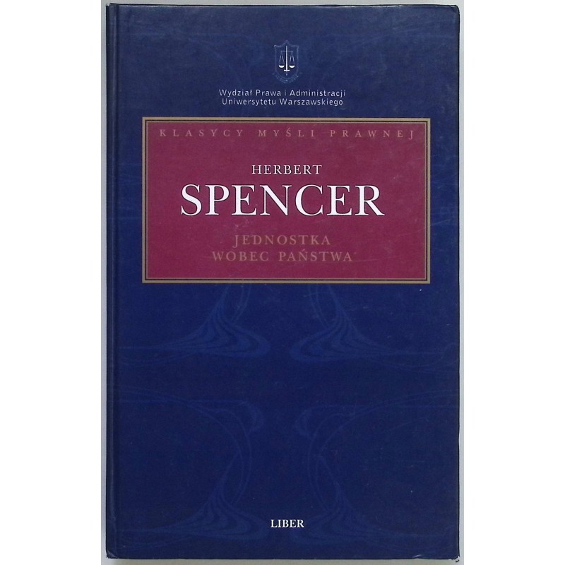 Jednostka wobec prawa Herbert Spencer