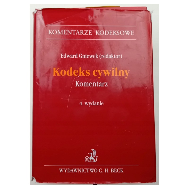 KODEKS CYWILNY KOMENTARZ 2. WYD. GNIEWEK
