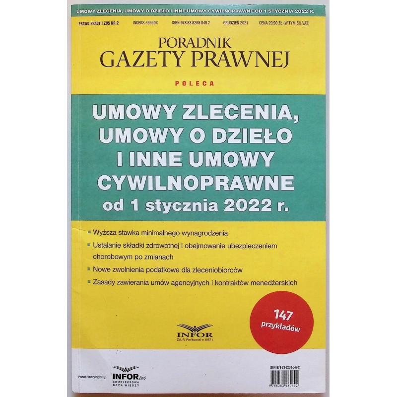 Umowy zlecenia, umowy o dzieło i inne umowy