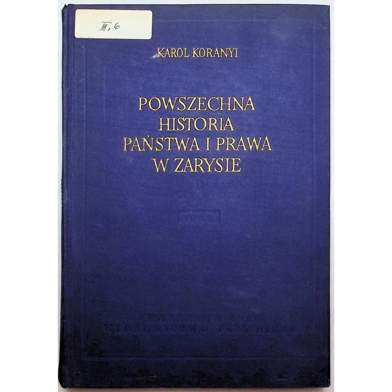 Powszechna historia państwa i prawa w zarysie tom II Korany