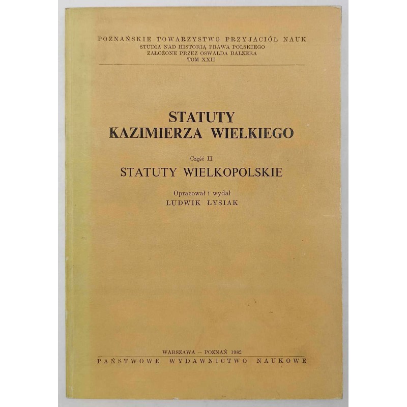 Statuty Kazimierza Wielkiego część 2