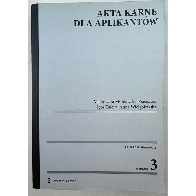 Akta karne dla aplikantów