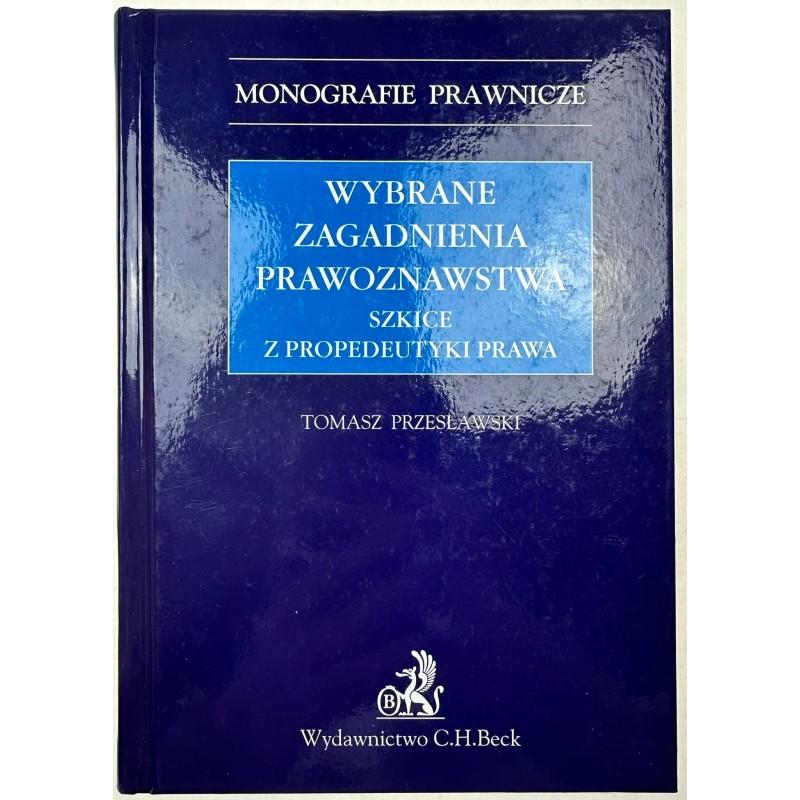 Wybrane zagadnienia prawoznawstwa T. Przesławski