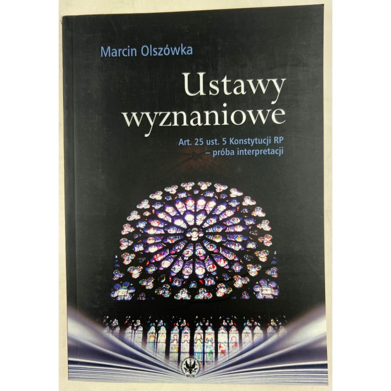 Ustawy wyznaniowe Marcin Olszówka