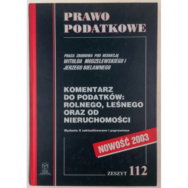 Prawo podatkowe - Modzelewski, Bielawny