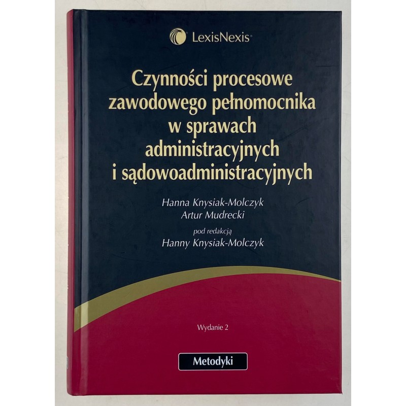 Czynności procesowe zawodowego pełnomocnika...