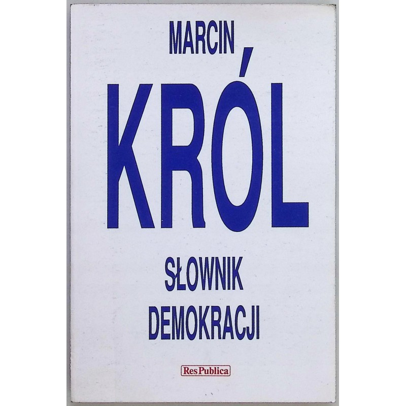 Słownik demokracji Marcin Król