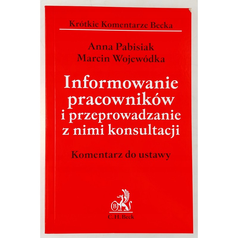 Informowanie pracowników i... A. Pabisiak...
