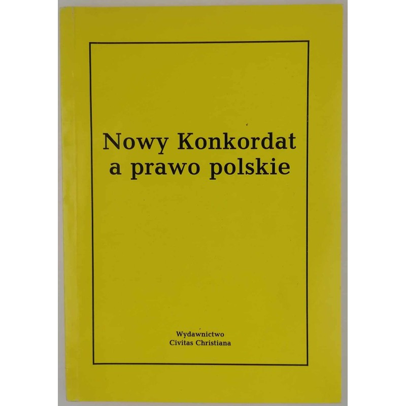 Nowy konkordat a prawo polskie - red. J. Krukowski