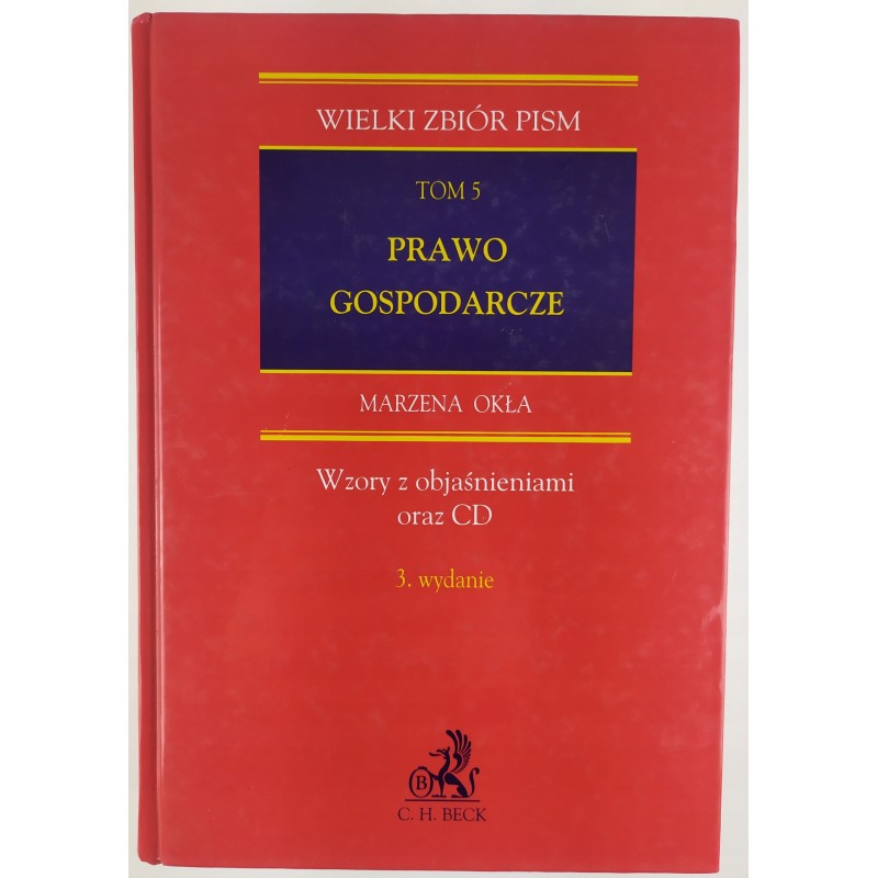 Prawo gospodarcze t5 Marzena Okła 3 wydanie