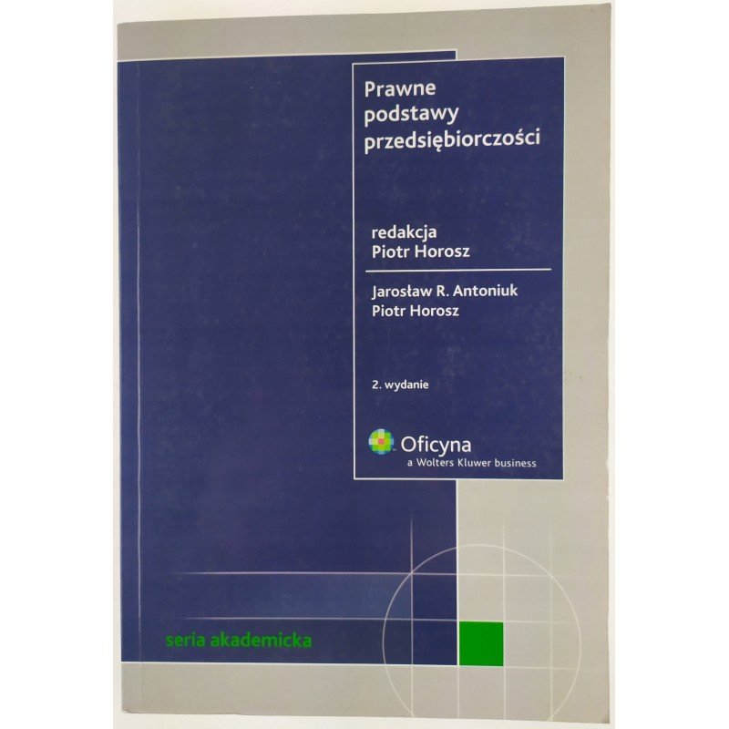 PRAWNE PODSTAWY PRZEDSIĘBIORCZOŚCI REDAKCJA