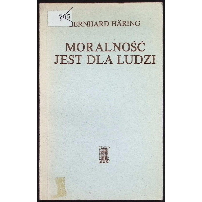 Moralność jest dla ludzi B. Haring
