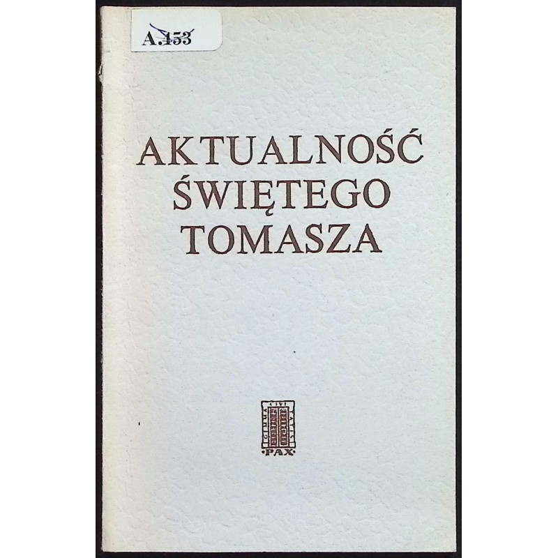 Aktualność świętego Tomasza
