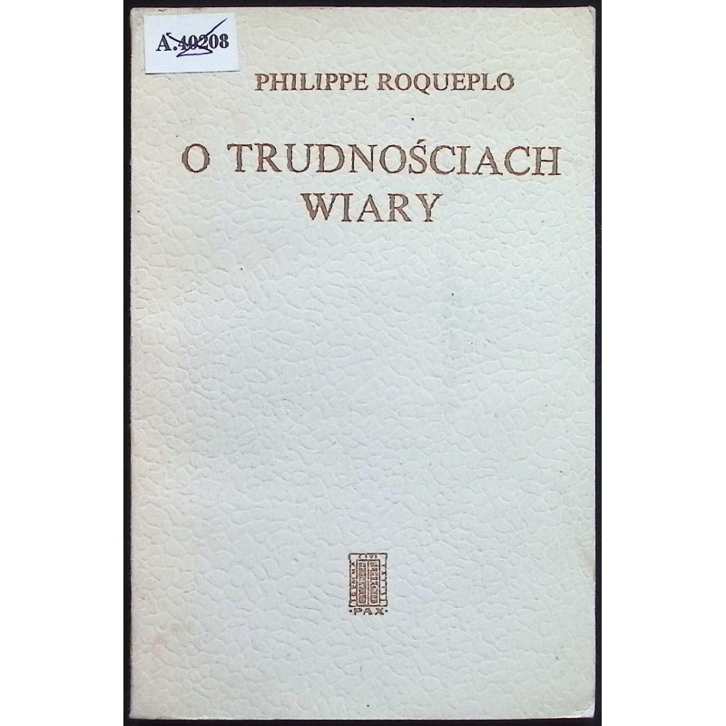 O trudnościach wiary Roqueplo