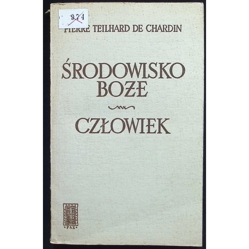 Środowisko boże Człowiek de Chardin
