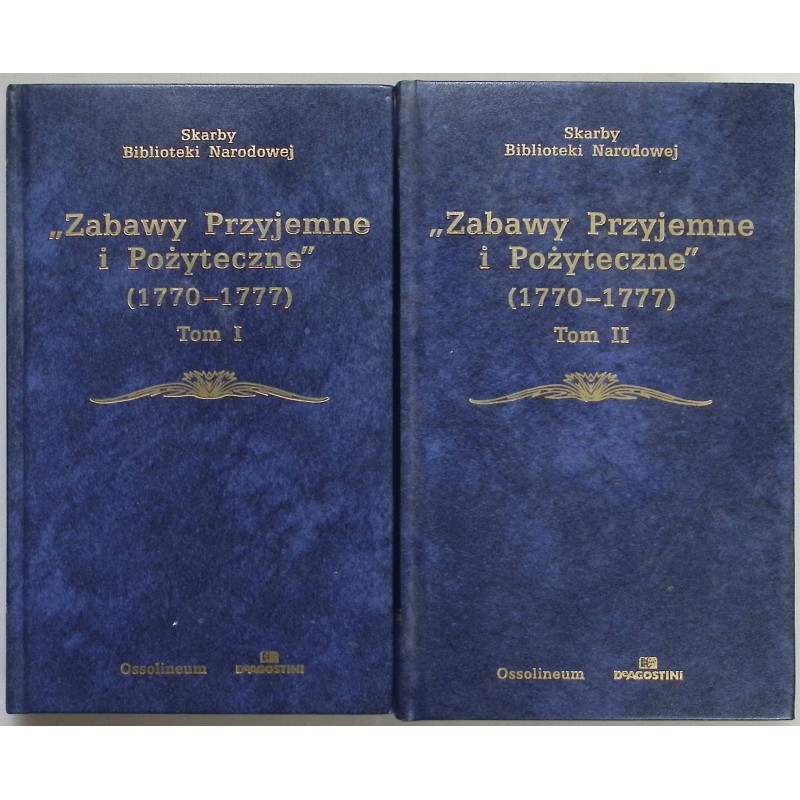 Zabawy Przyjemne i Pożyteczne Tom I-II J.Platt