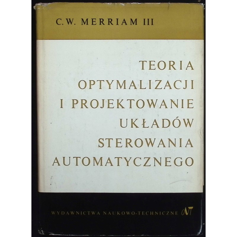 Teoria Optymalizacji i Projektowanie Układów Sterowania Automatycznego