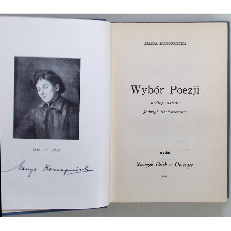 Wybór Poezji (1945 r.) - Konopnicka