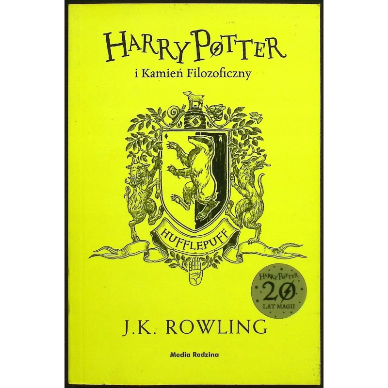 Harry Potter i kamień filozoficzny Hufflepuff J.K. Rowling