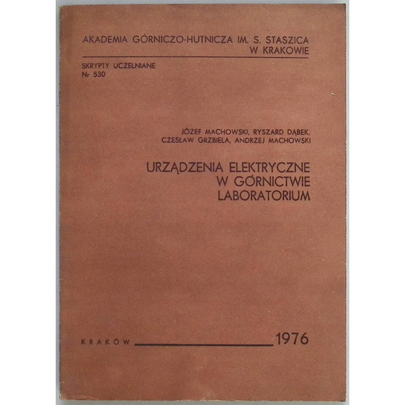 Urządzenia elektryczne w górnictwie laboratorium