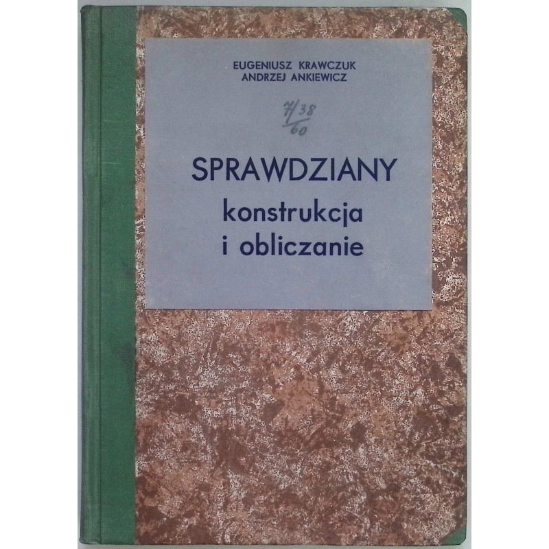 Sprawdziany konstrukcja i obliczanie Krawczuk