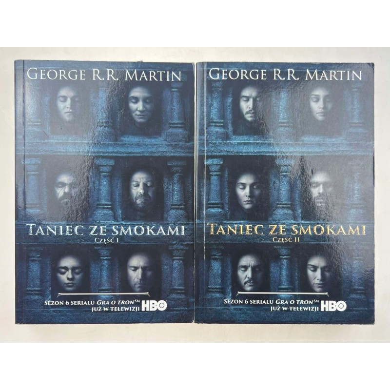 Taniec ze smokami Tom 1 i 2 George R.R. Martin zestaw 2 książek