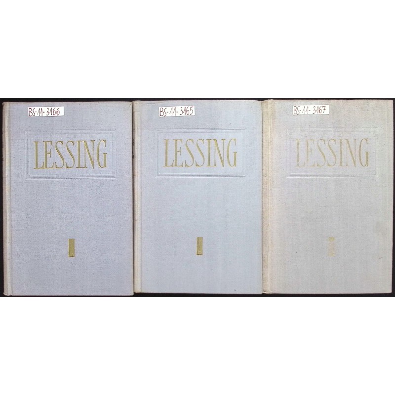 Dzieła wybrane Tom 1 do 3 Gotthold E. Lessing