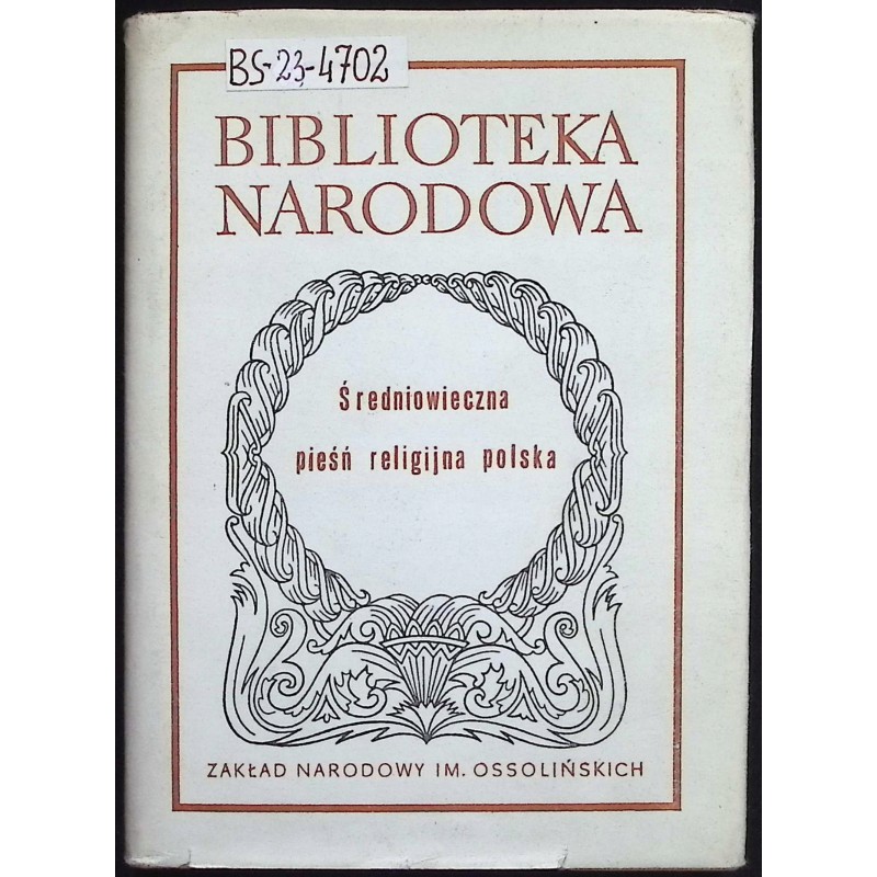 Średniowieczna pieśń religijna polska