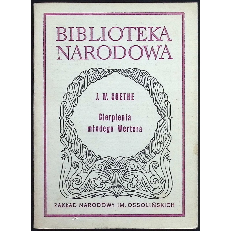 Cierpienia młodego Wertera J.W. Goethe