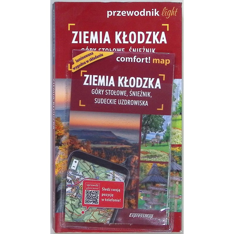 Ziemia kłodzka Góry Stołowe Śnieżnik sudeckie uzdrowiska przewodnik + mapa