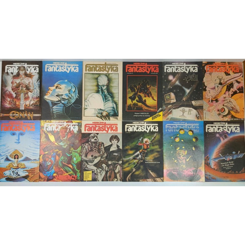 Miesięcznik Fantastyka Kompletny rocznik 1985