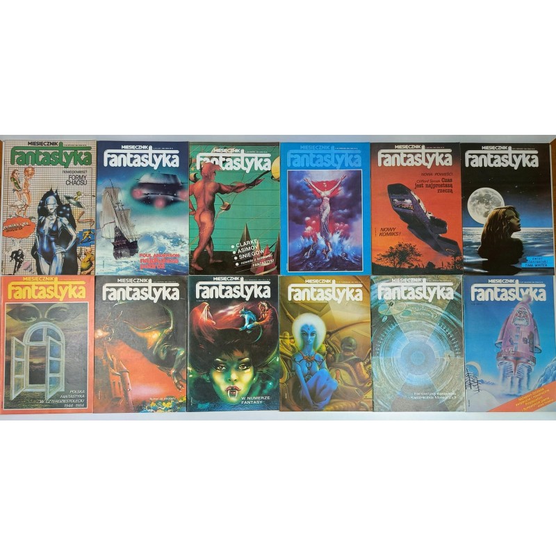 Miesięcznik Fantastyka Kompletny rocznik 1984