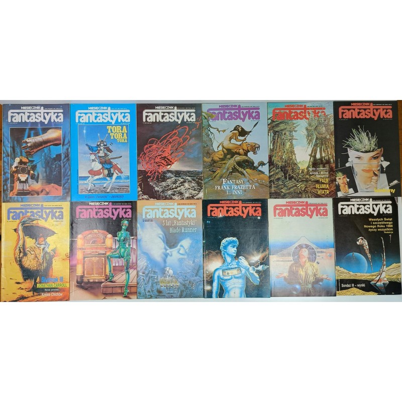 Miesięcznik Fantastyka Kompletny rocznik 1987
