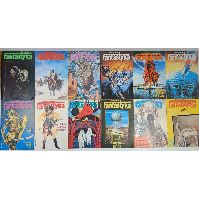 Miesięcznik Fantastyka Kompletny rocznik 1988