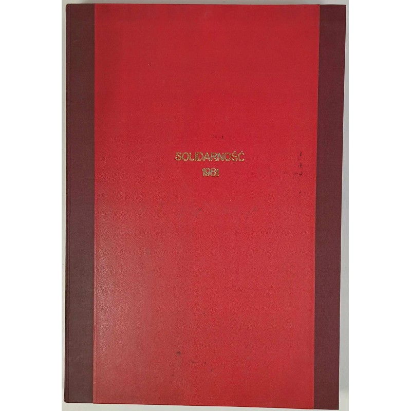 Tygodnik Solidarność numer 1 do 37 1981