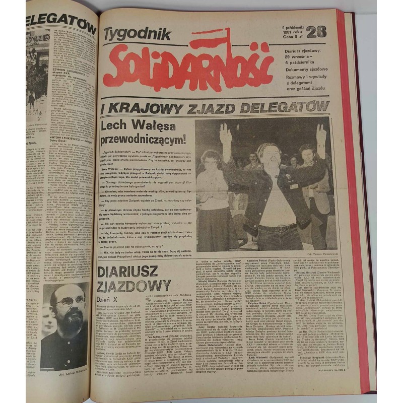 Tygodnik Solidarność numer 1 do 37 1981