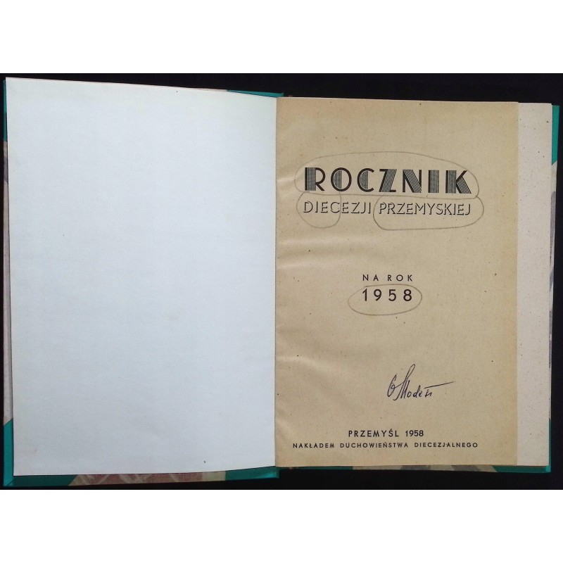 Rocznik Diecezji Tarnowskiej na rok 1958