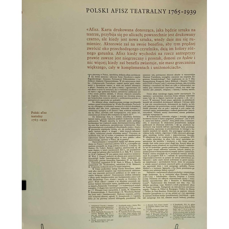 Polski Afisz Teatralny 1765-1939 Strona 1, 2, 4