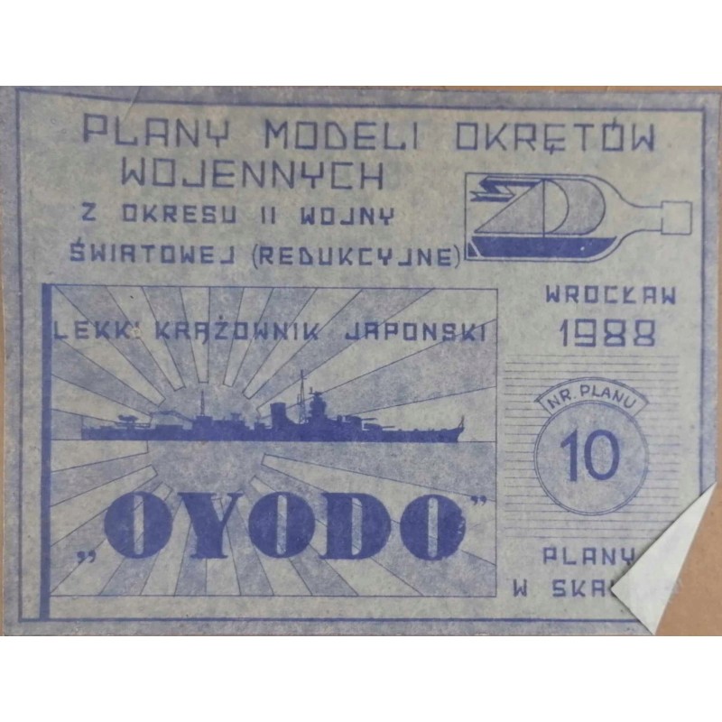 Oyodo - Plany modeli okrętów wojennych