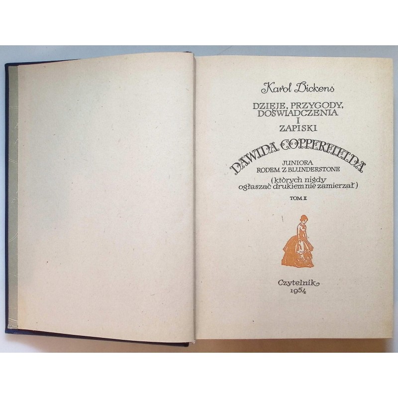 Dawid Copperfield Tom I i II Dickens
