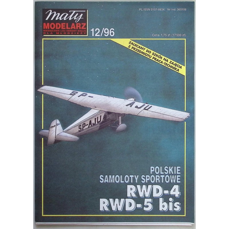 Polskie samoloty sportowe RWD-4 RWD-5 bis